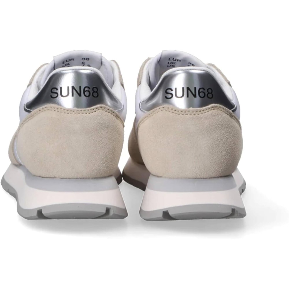 SUN 68 FOOTWEAR ALLY GOLD SILVER BIANCO PANNA