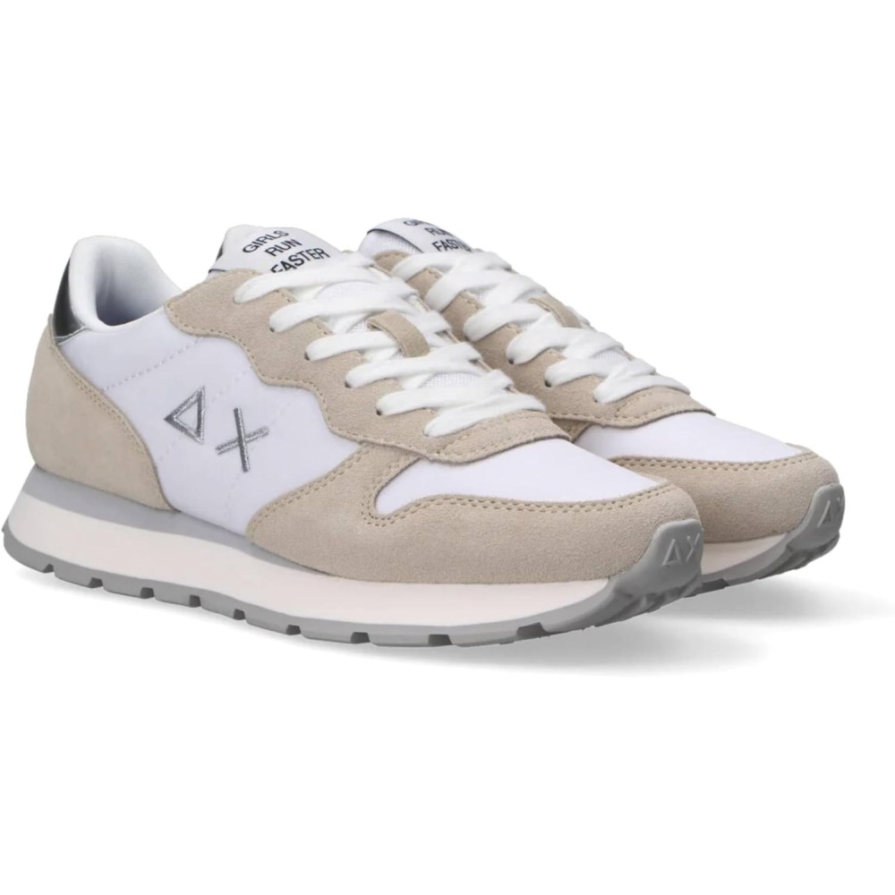 SUN 68 FOOTWEAR ALLY GOLD SILVER BIANCO PANNA