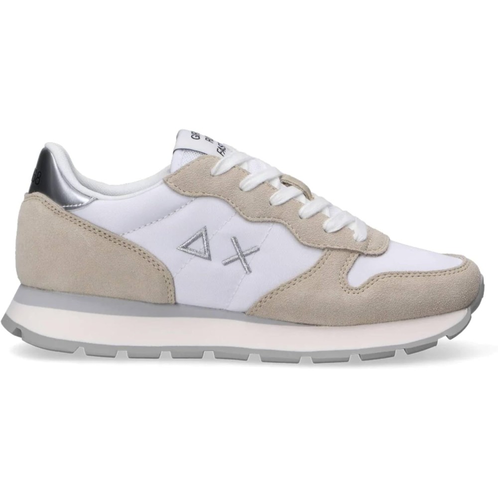 SUN 68 FOOTWEAR ALLY GOLD SILVER BIANCO PANNA
