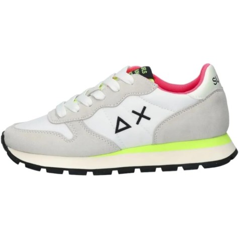 SUN 68 FOOTWEAR ALLY SOLID NYLON BIANCO GIALLO