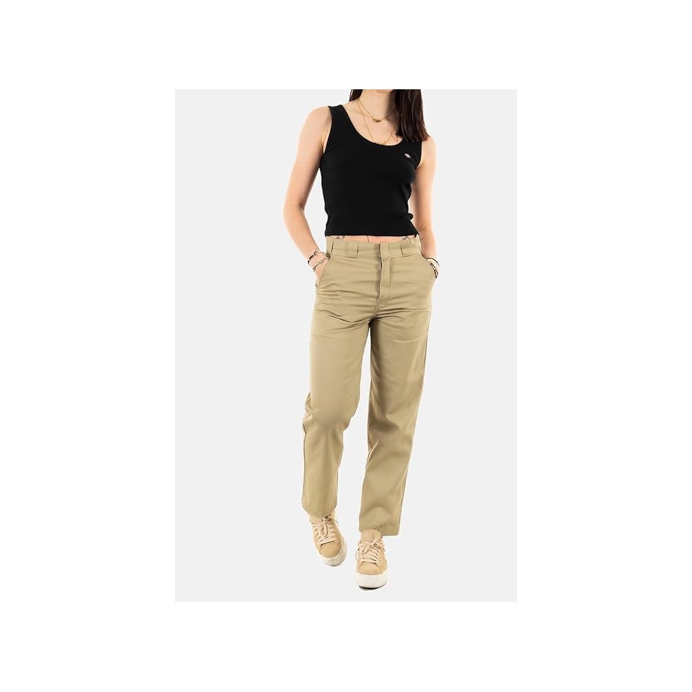DICKIES PANTALONE DONNA BEIGE