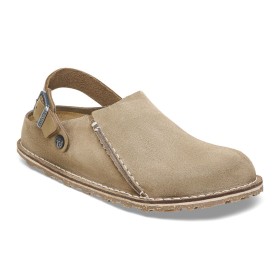 BIRKENSTOCK LUTRY PREMIUM SUEDE GRAY TAUPE