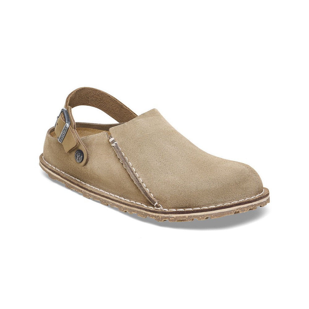 BIRKENSTOCK LUTRY PREMIUM SUEDE GRAY TAUPE