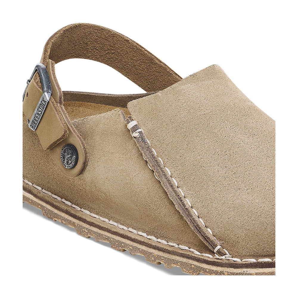 BIRKENSTOCK LUTRY PREMIUM SUEDE GRAY TAUPE