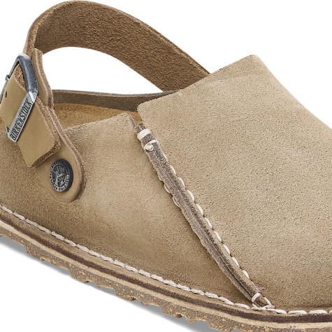 BIRKENSTOCK LUTRY PREMIUM SUEDE GRAY TAUPE