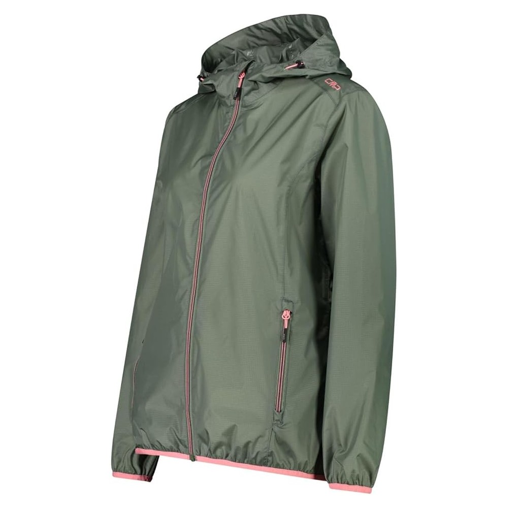 CMP WOMAN JACKET RAIN FIX HOOD