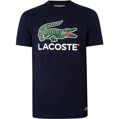 T-SHIRT LACOSTE CLASSIC FIT BLEU MARINE 166 UOMO