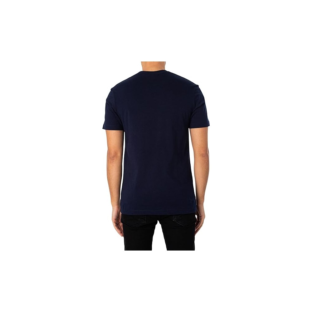 T-SHIRT LACOSTE CLASSIC FIT BLEU MARINE 166 UOMO