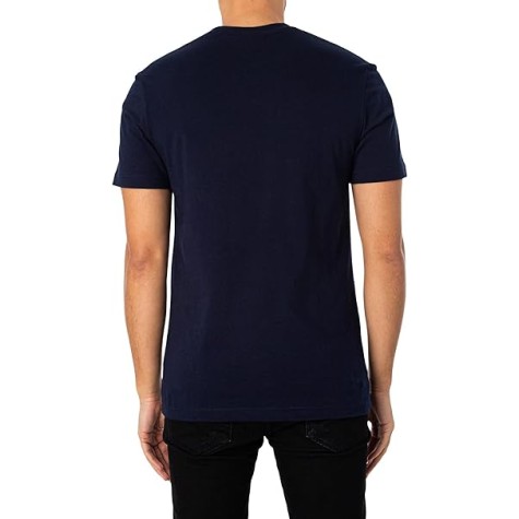 T-SHIRT LACOSTE CLASSIC FIT BLEU MARINE 166 UOMO