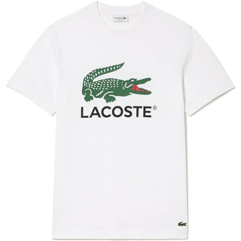 T-SHIRT LACOSTE CLASSIC FIT BLANC 001 UOMO