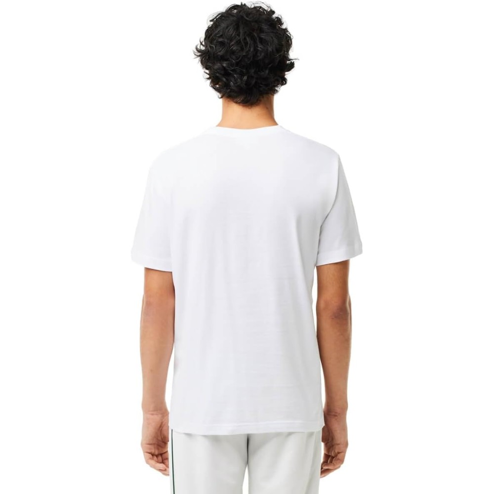 T-SHIRT LACOSTE CLASSIC FIT BLANC 001 UOMO