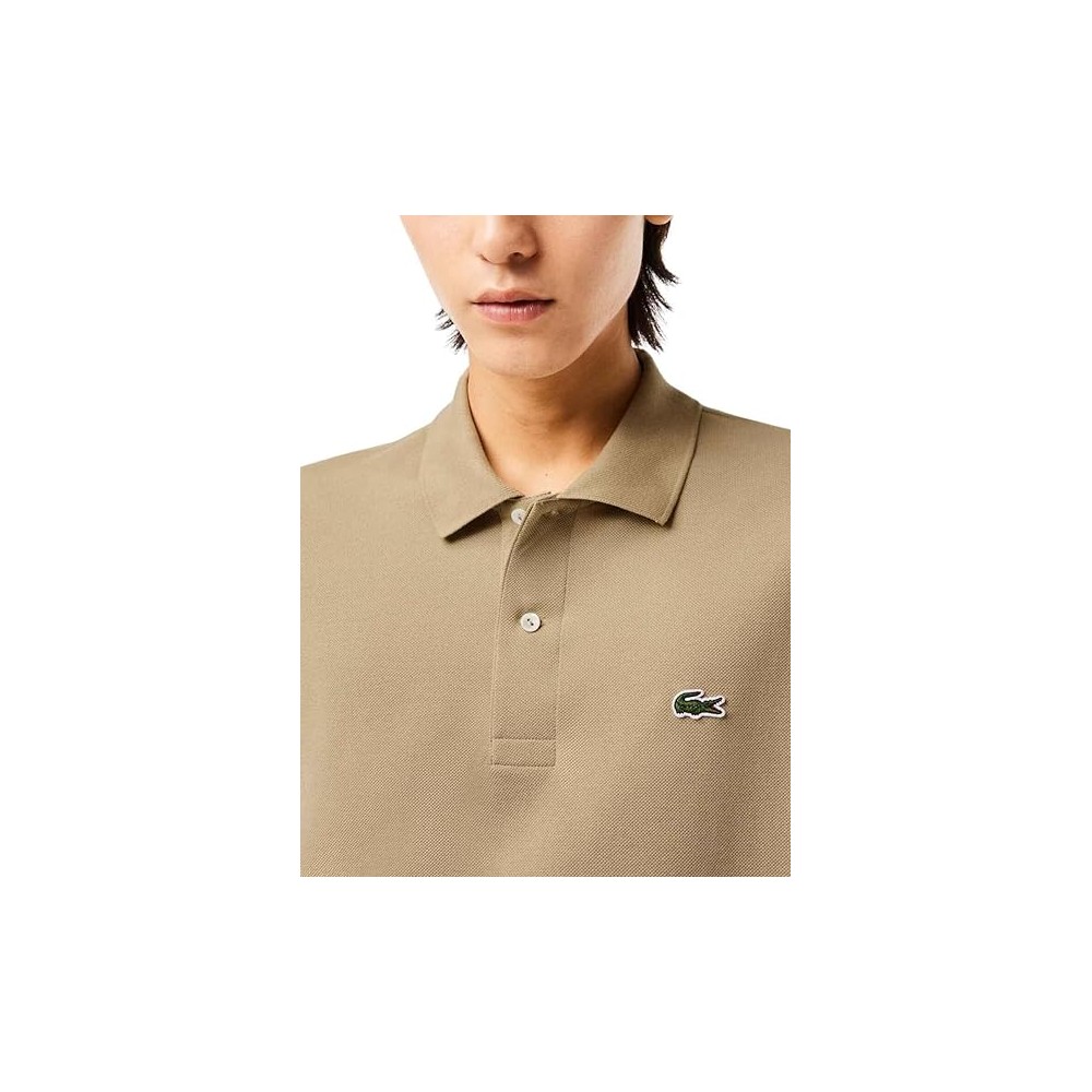 POLO LACOSTE SPORT BEIGE UOMO