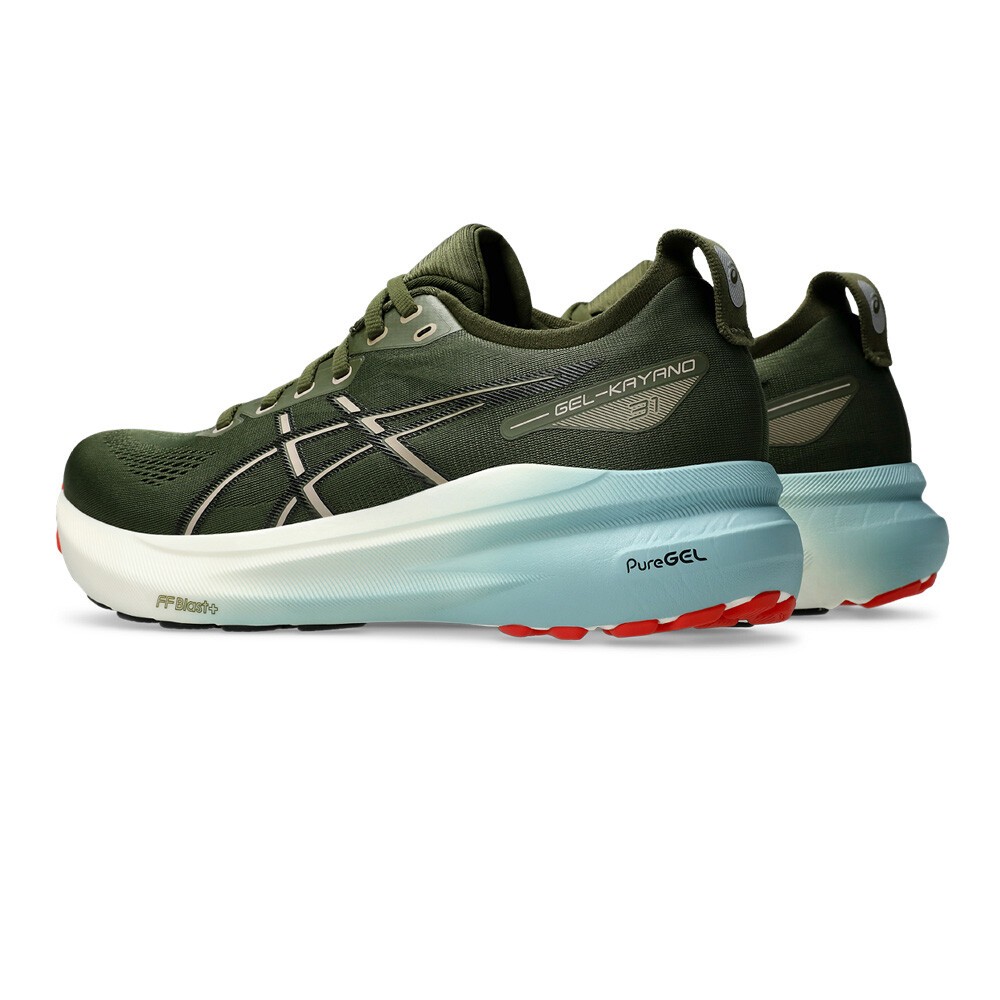 ASICS GEL KAYANO 31 SMOG GREEN/BLACK UOMO