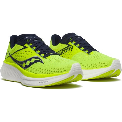 SAUCONY RIDE 17 UOMO CITRON NAVY JAUNE