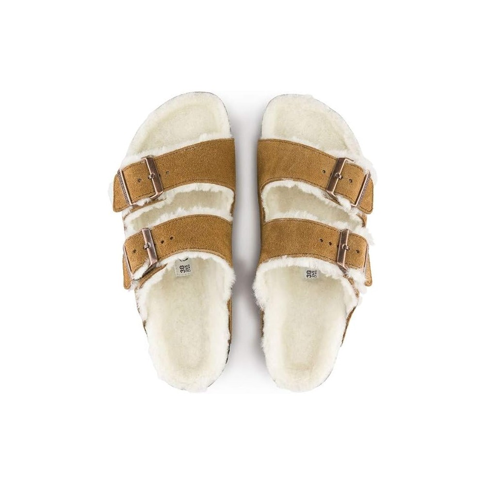 BIRKENSTOCK ARIZONA SHEARLING MINK