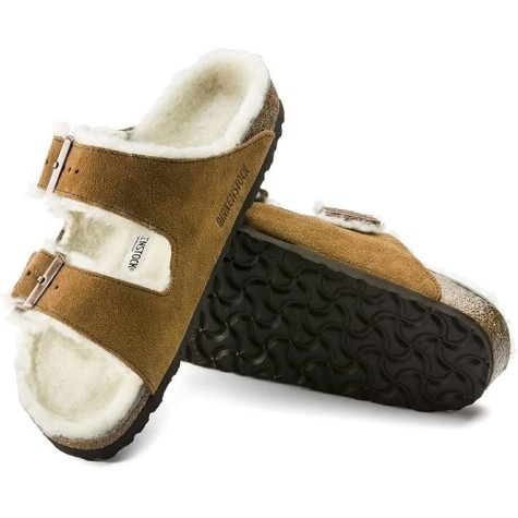 BIRKENSTOCK ARIZONA SHEARLING MINK