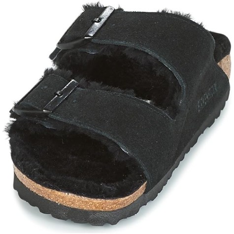 BIRKENSTOCK ARIZONA SHEARLING BLACK