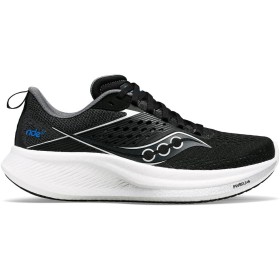 SAUCONY RIDE 17 UOMO BLACK WHITE