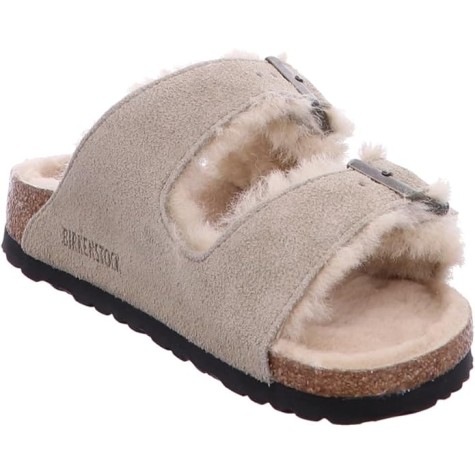 BIRKENSTOCK ARIZONA SHEARLING TAUPE