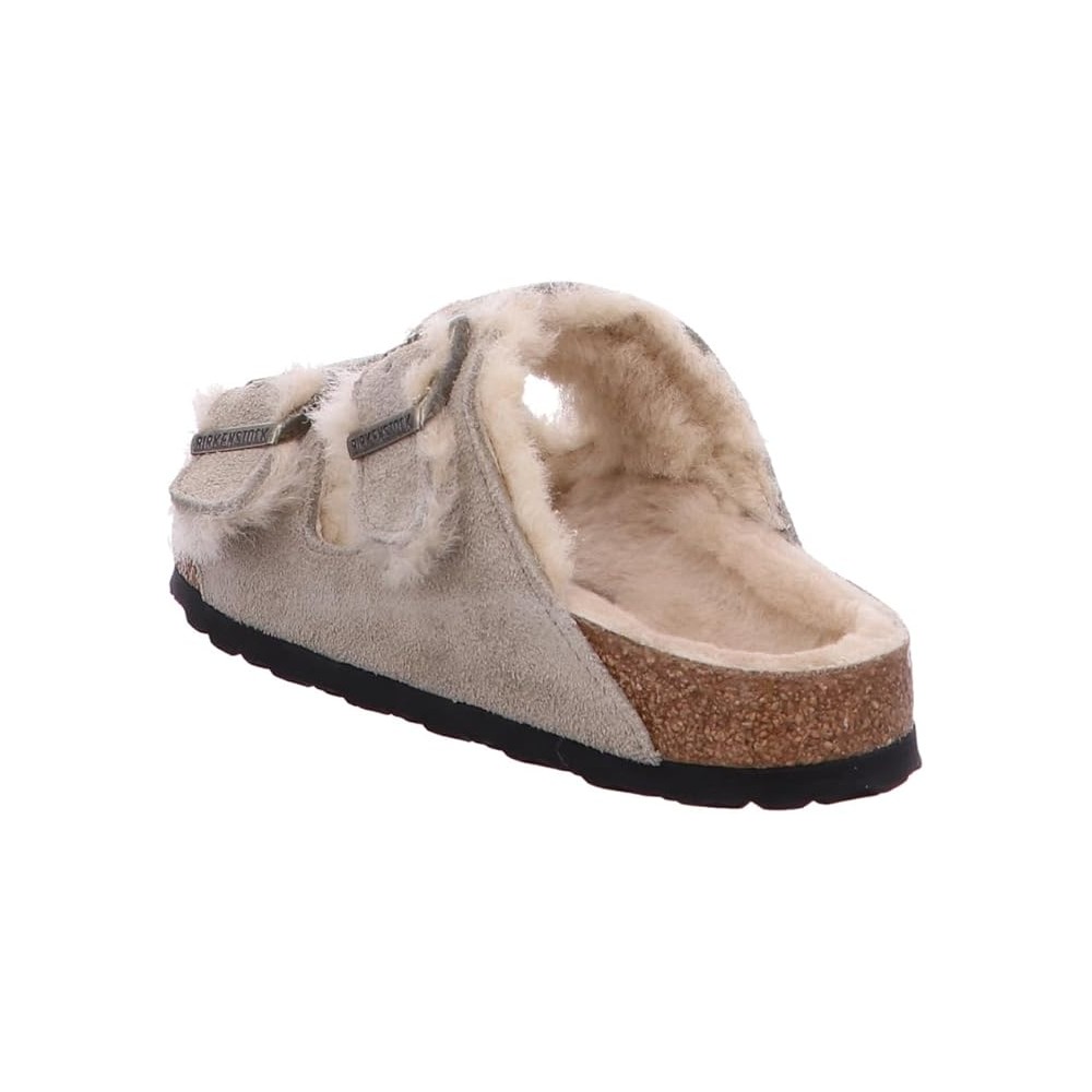 BIRKENSTOCK ARIZONA SHEARLING TAUPE