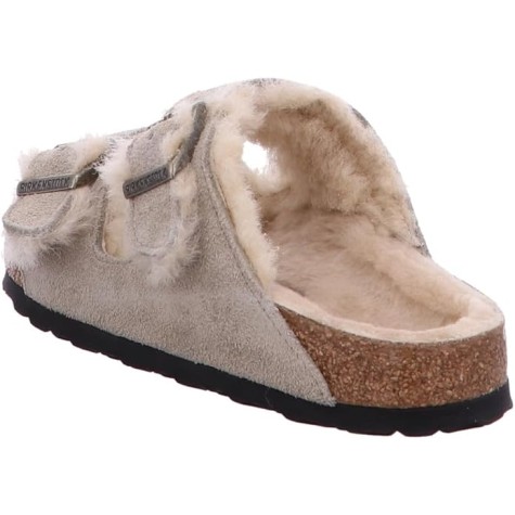 BIRKENSTOCK ARIZONA SHEARLING TAUPE