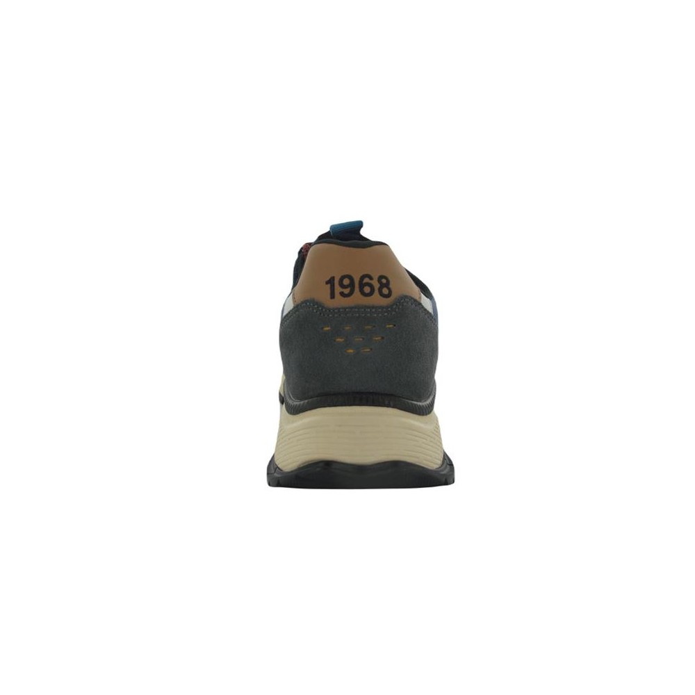 SUN 68 FIRE AND CAMPING NAVY BLUE UOMO