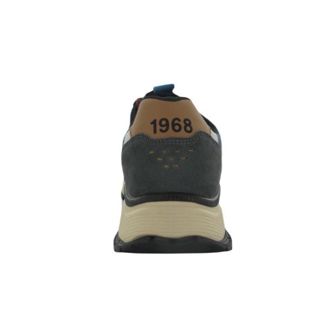 SUN 68 FIRE AND CAMPING NAVY BLUE UOMO