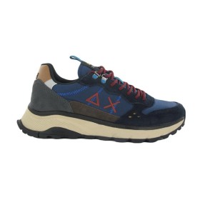 SUN 68 FIRE AND CAMPING NAVY BLUE UOMO