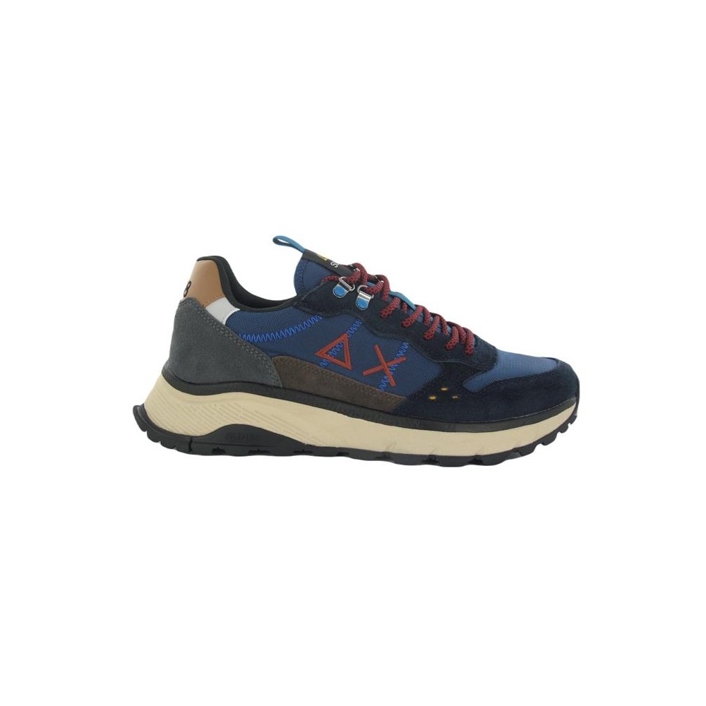 SUN 68 FIRE AND CAMPING NAVY BLUE UOMO