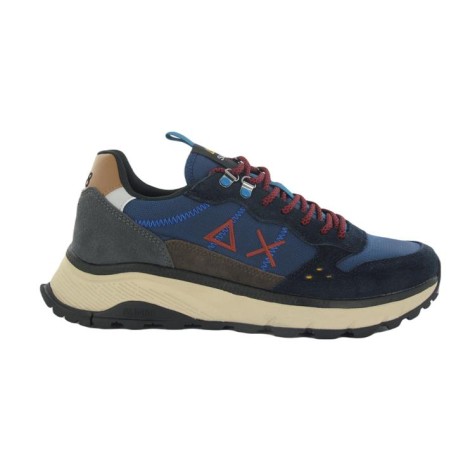 SUN 68 FIRE AND CAMPING NAVY BLUE UOMO