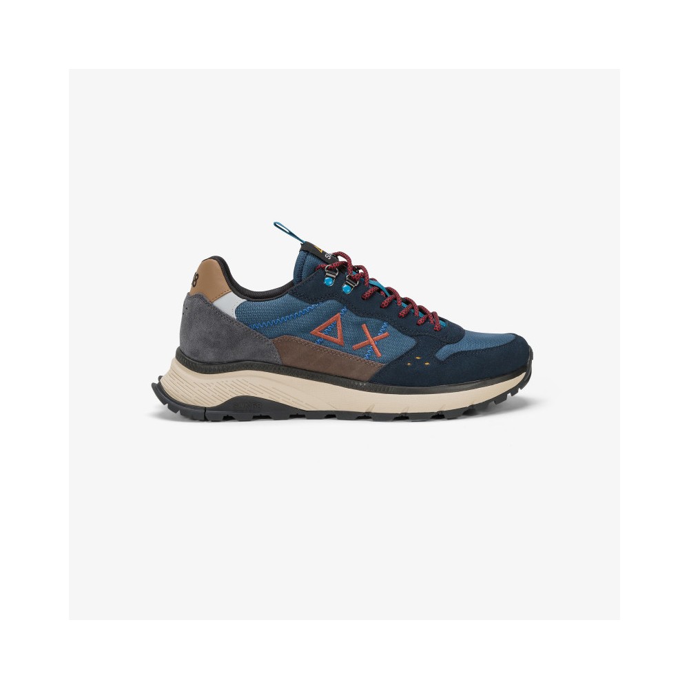 SUN 68 FIRE AND CAMPING NAVY BLUE UOMO