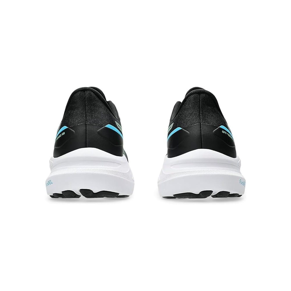ASICS GT 1000 13 UOMO BLACK/DIGITAL AQUA