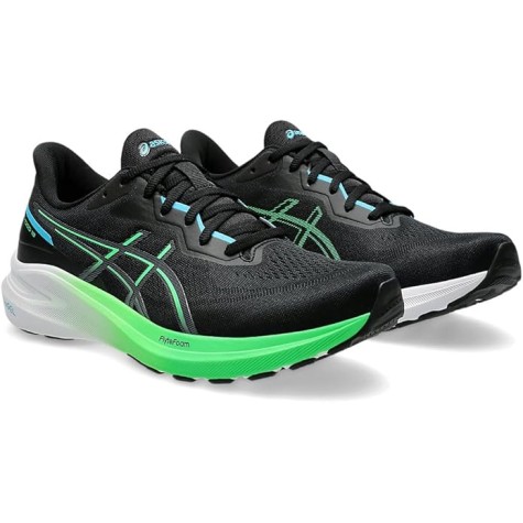 ASICS GT 1000 13 UOMO BLACK/DIGITAL AQUA
