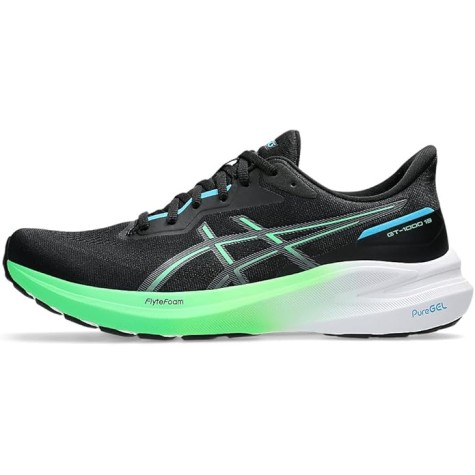 ASICS GT 1000 13 UOMO BLACK/DIGITAL AQUA