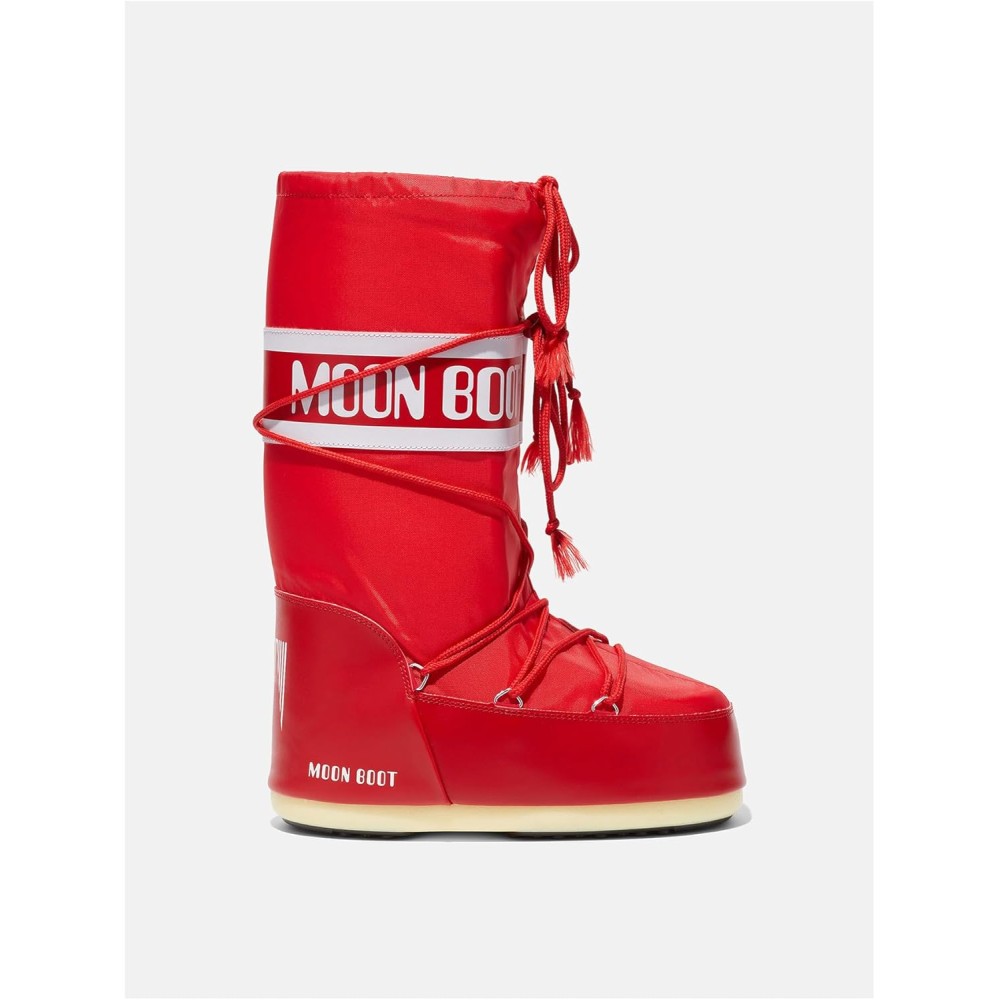 MOON BOOT ICON NYLON RED