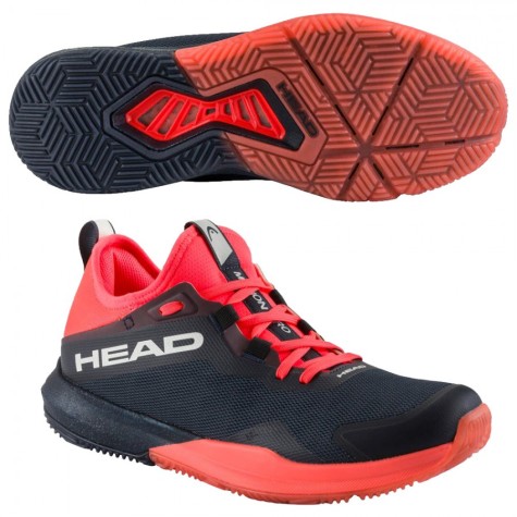HEAD MOTION PRO UOMO NERO ROSSO PADEL