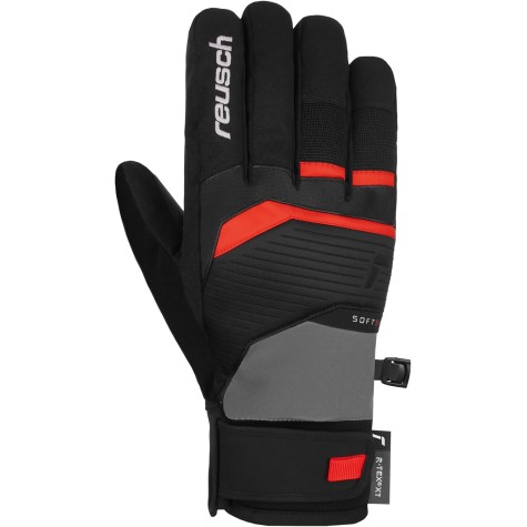 REUSCH VENOM R-TEX XT STEEL GRAY FIRE RED