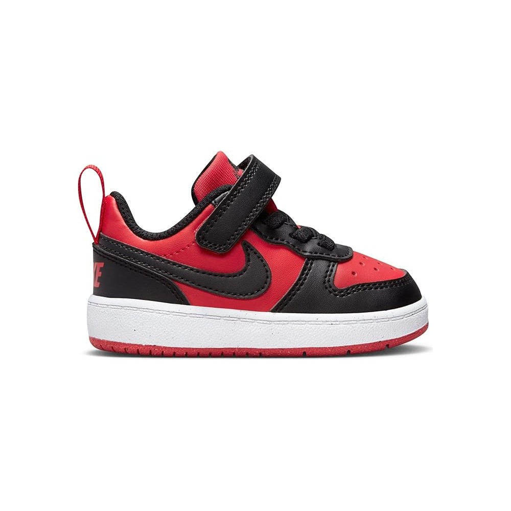 NIKE COURT BOROUGH LOW RECRAFT TD NERA ROSSA