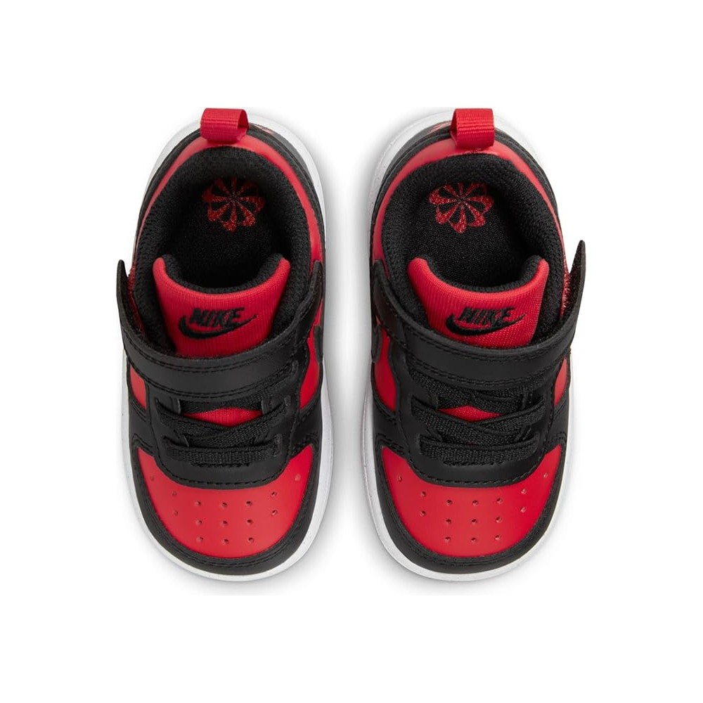 NIKE COURT BOROUGH LOW RECRAFT TD NERA ROSSA
