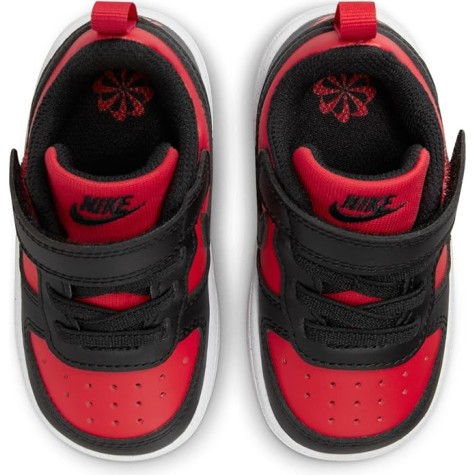 NIKE COURT BOROUGH LOW RECRAFT TD NERA ROSSA