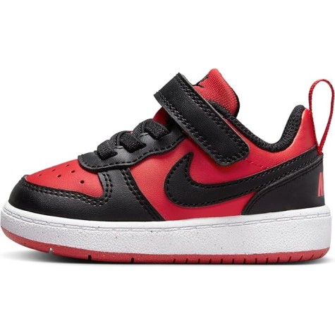 NIKE COURT BOROUGH LOW RECRAFT TD NERA ROSSA