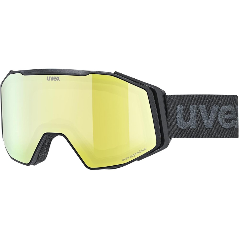 UVEX MASCHERA GRAVITY FM BLACK MATT YELLOW