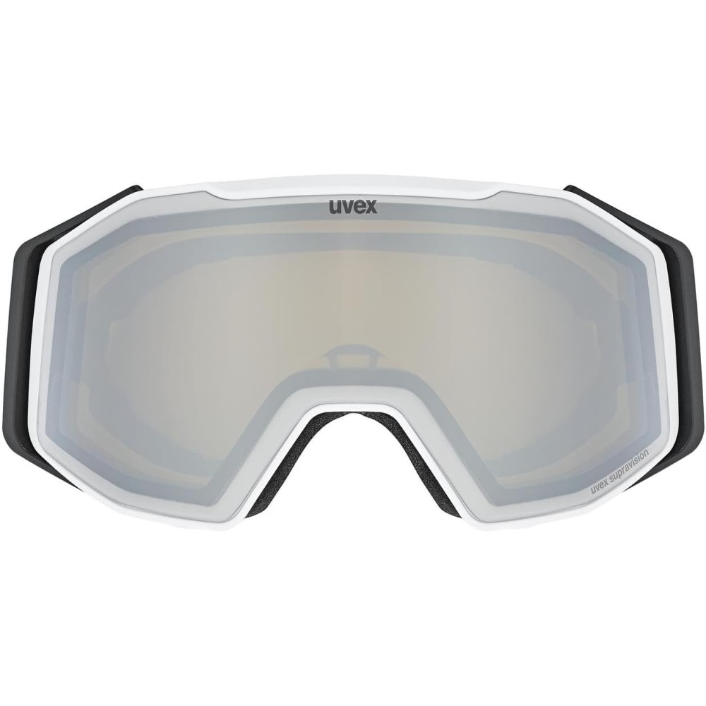 UVEX MASCHERA GRAVITY FM WHITE MATT SILVER
