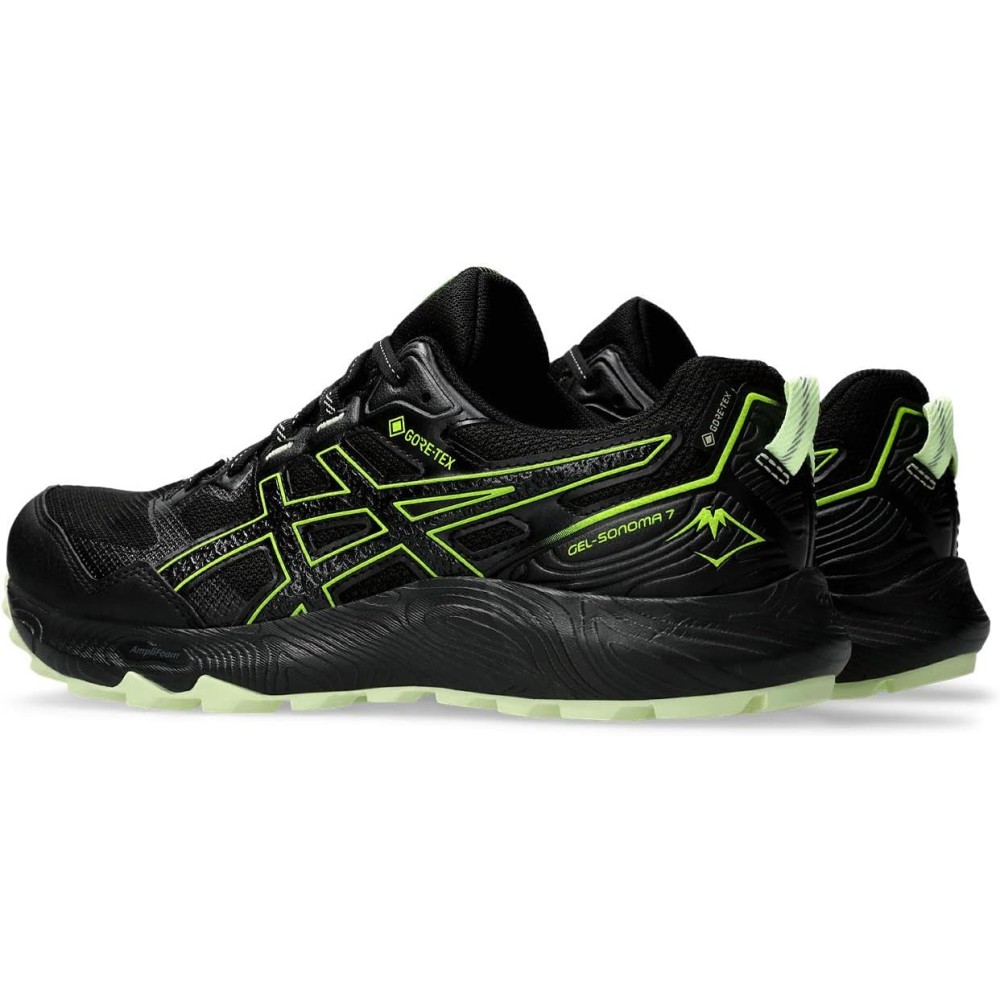 ASICS GEL SONOMA 7 G-TX BLACK SAFETY YELLOW