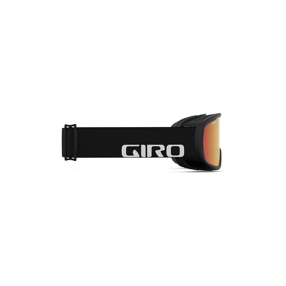 GIRO CRUZ ADULT BLACK WORDMARK AMBER SCARLET