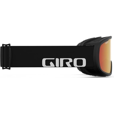 GIRO CRUZ ADULT BLACK WORDMARK AMBER SCARLET