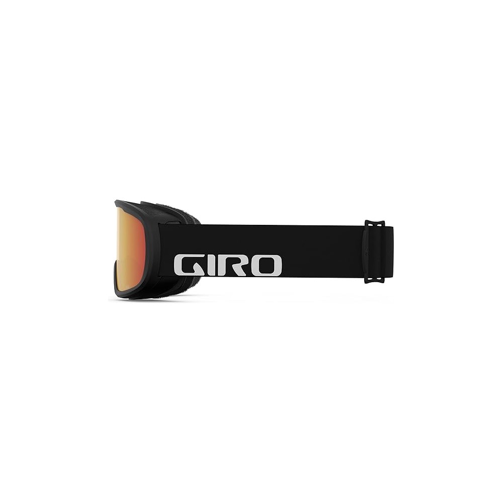 GIRO CRUZ ADULT BLACK WORDMARK AMBER SCARLET