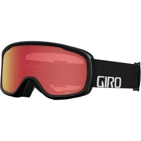 GIRO CRUZ ADULT BLACK WORDMARK AMBER SCARLET