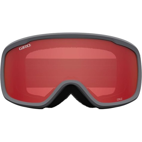 GIRO CRUZ ADULT GREY WORDMARK AMBER SCARLET