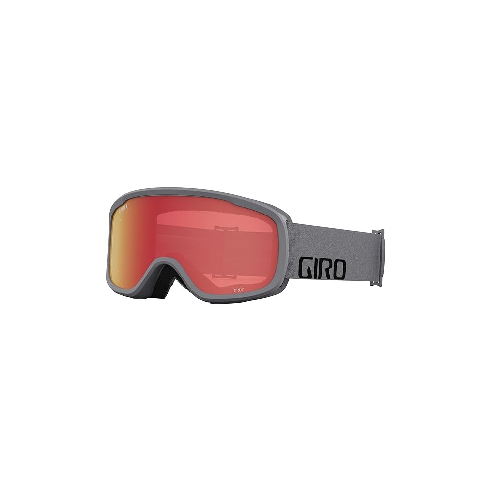 GIRO CRUZ ADULT GREY WORDMARK AMBER SCARLET